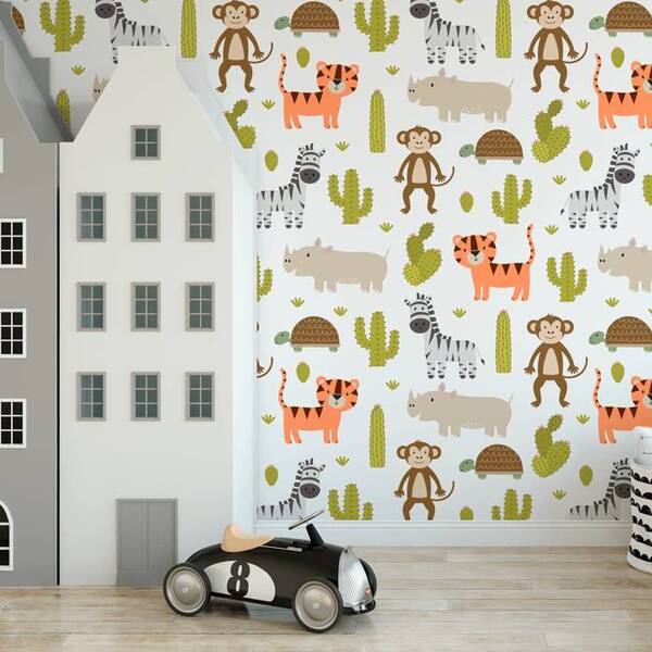 Papel De Parede Infantil Safari N4386 - 10m