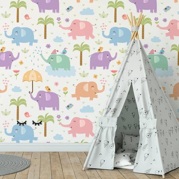 Papel De Parede Infantil Safari N4388 - 10m
