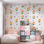 Papel De Parede Infantil Sereia De Calda Verde 10 Metros