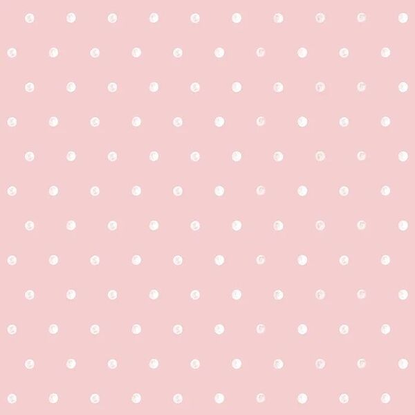 Papel De Parede Infantil Sonhos - 4242 Poá Rosa