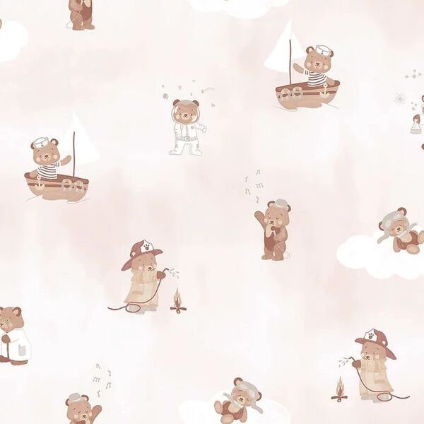 Papel De Parede Infantil Sonhos - 4248 Ursinhos