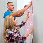 Papel De Parede Infantil Unicórnio Com Fundo Rosa -60x300cm