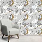 Papel De Parede Infantil Ursinhos Modelo 04-60x300cm