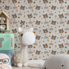 Papel De Parede Infantil Ursinhos Modelo 14-60x300cm