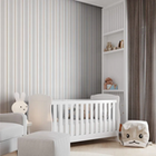 Papel De Parede Infantil Vinílico- Listrado Revoada 4458
