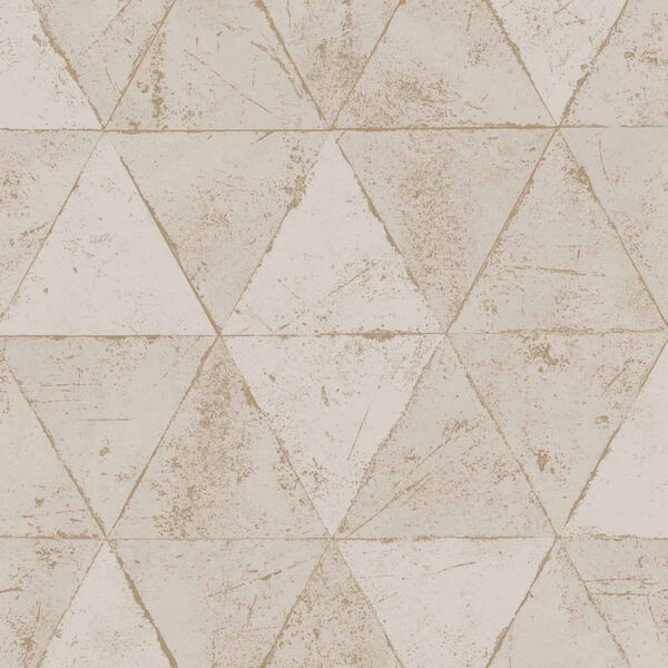 Papel De Parede Infinity Pirâmide Bege If3103 - Rolo: 10m X 0