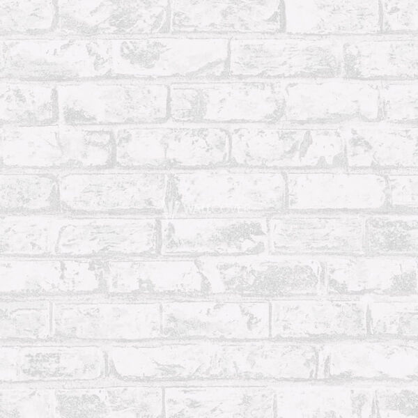 Papel De Parede Infinity Tijolo Branco If3303 - Rolo: 10m X 0