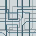 Papel De Parede Intersecção - 0 50 X 3 00 Metros