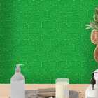 Papel De Parede Jardim Verde Textura Geométrica Viníl 3m