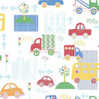 Papel De Parede Just 4 Kids Carros G56010 - Rolo: 10m X 0,52m