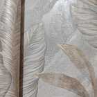 Papel De Parede Kantai Adi Tare 2 - Folhagem Cinza E Bege (br