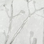 Papel De Parede Kantai Coleção White Swan Cinza Claro Com Bri