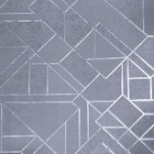 Papel De Parede Kantai Coleção White Swan Geométrico Cinza Az