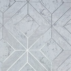 Papel De Parede Kantai Coleção White Swan Geométrico Cinza Co