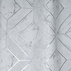 Papel De Parede Kantai Coleção White Swan Geométrico Cinza Co