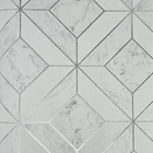 Papel De Parede Kantai Coleção White Swan Geométrico Off-whit