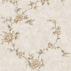 Papel De Parede Kantai Golden House 2 - Floral Cinza