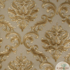 Papel De Parede Kantai Grace 3 - Adamascado Bege