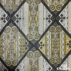 Papel De Parede Kantai Grace 4 - Efeito Bordado Cinza