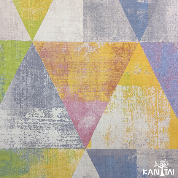 Papel De Parede Kantai Grace 4 - Geométrico Colorido