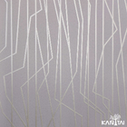 Papel De Parede Kantai Grace 4 - Linhas Geométricas Cinza