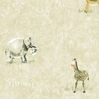 Papel De Parede Kantai Hello Kids - Safari Bege Hk224402r