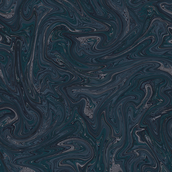 Papel De Parede Kantai Milan 2 - Efeito Manchado Azul Escuro