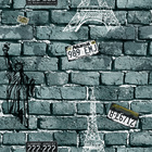 Papel De Parede Kantai Neonature 5 - Tijolinho Com Desenho Ci