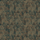 Papel De Parede Kantai Nickal 2 - Geométrico Bege E Verde