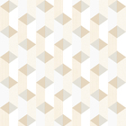 Papel De Parede Kantai Oba - Geométrico 3d Bege