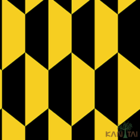 Papel De Parede Kantai Stone Age 2 - Geométrico Preto E Amare