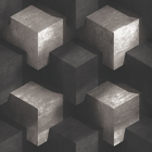 Papel De Parede Kantai Stone Age - Blocos 3d Cinza Escuro