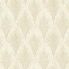 Papel De Parede Kantai Velvet - Geométrico Leque Bege