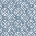 Papel De Parede Kantai Velvet - Mandala Azul