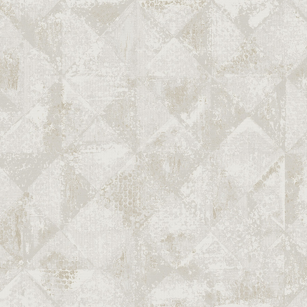 Papel De Parede Kantai Velvet - Textura Geométrica Bege