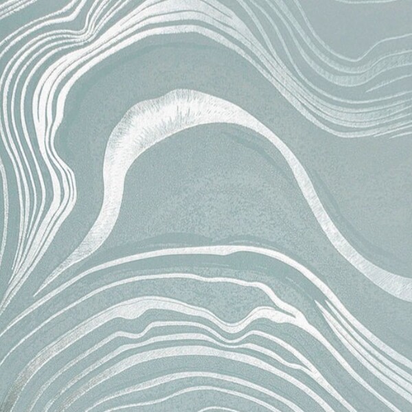 Papel De Parede Kantai White Swan - Abstrato Cinza (brilho Pr