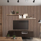 Papel De Parede Kantai White Swan - Madeira Ripado Marrom Ws1