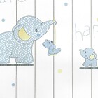 Papel De Parede Kantai Yoyo 2 - Elefante Azul Yy204702r