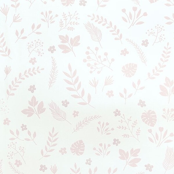 Papel De Parede Kantai Yoyo 2 - Jardim De Folhas Rosa Claro Y