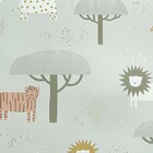 Papel De Parede Kantai Yoyo 2 - Selva Cinza Yy203101r