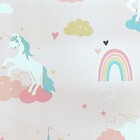 Papel De Parede Kantai Yoyo 2 - Unicórnio Rosa Yy203201r