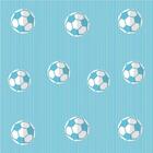Papel De Parede Kids Futebol Azul