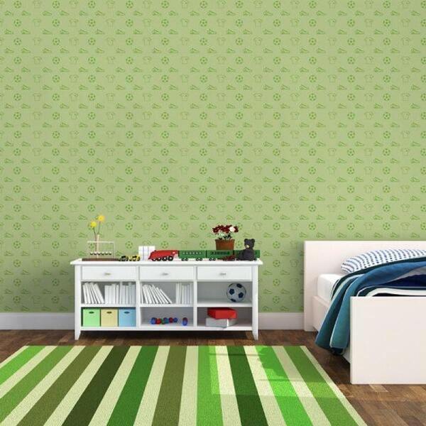 Papel De Parede Kids Futebol E Chuteira