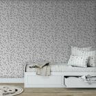 Papel De Parede Kids Notas Musicais Cinza