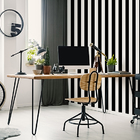 Papel De Parede Kids N'teens 100099  Preto Listrado