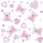 Papel De Parede Kids Ursinho Menina