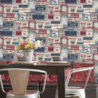 Papel De Parede Kitchen Recipes G12299 - Rolo: 10m X 0,53m