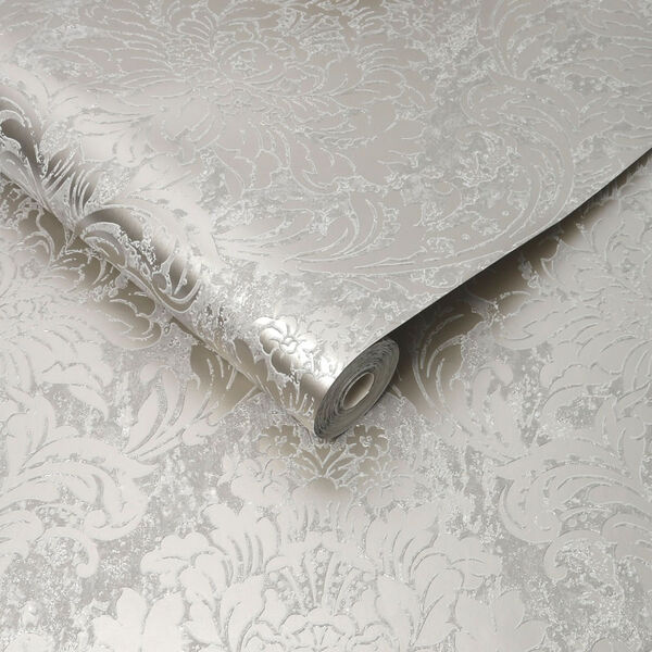 Papel De Parede Lancaster Milan Damask 106521 - Rolo 10m X 0,