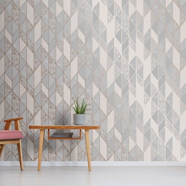 Papel De Parede Lancaster Milan Geo 106407 - Rolo 10m X 0,52m