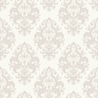 Papel De Parede Lavável Abstrato Branco E Marrom Claro 6m